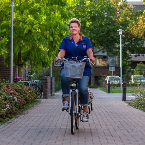 op fiets vierkant op fiets vierkant
